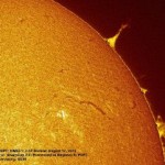 UCCI observatory captures pillar prominence UCCI observatory captures pillar prominence