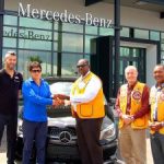 Lions Club raffle winner drives off with new car Lions Club raffle winner drives off with new car