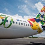 Cayman Airways unveils 50th anniversary logo Cayman Airways unveils 50th anniversary logo