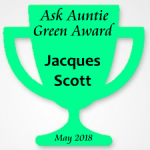 Awarding Jacques Scott for going green Awarding Jacques Scott for going green