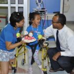 Young cancer survivor gives back to hospital Young cancer survivor gives back to hospital