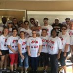 Local company volunteers for the YMCA Local company volunteers for the YMCA